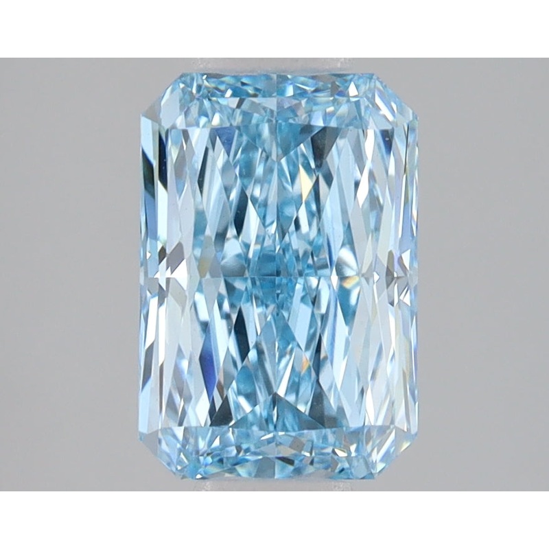 2.1 Ct Radiant Lab Diamond  Fancy Vivid Blue  VS1   IGI