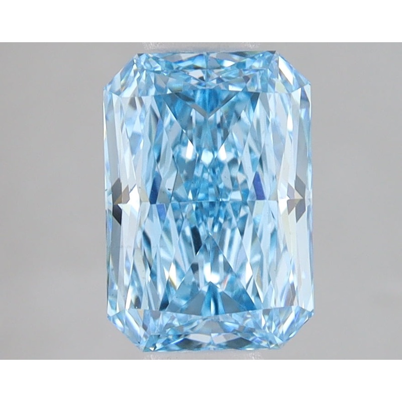 2.1 Ct Radiant Lab Diamond  Fancy Vivid Blue  VS2   IGI