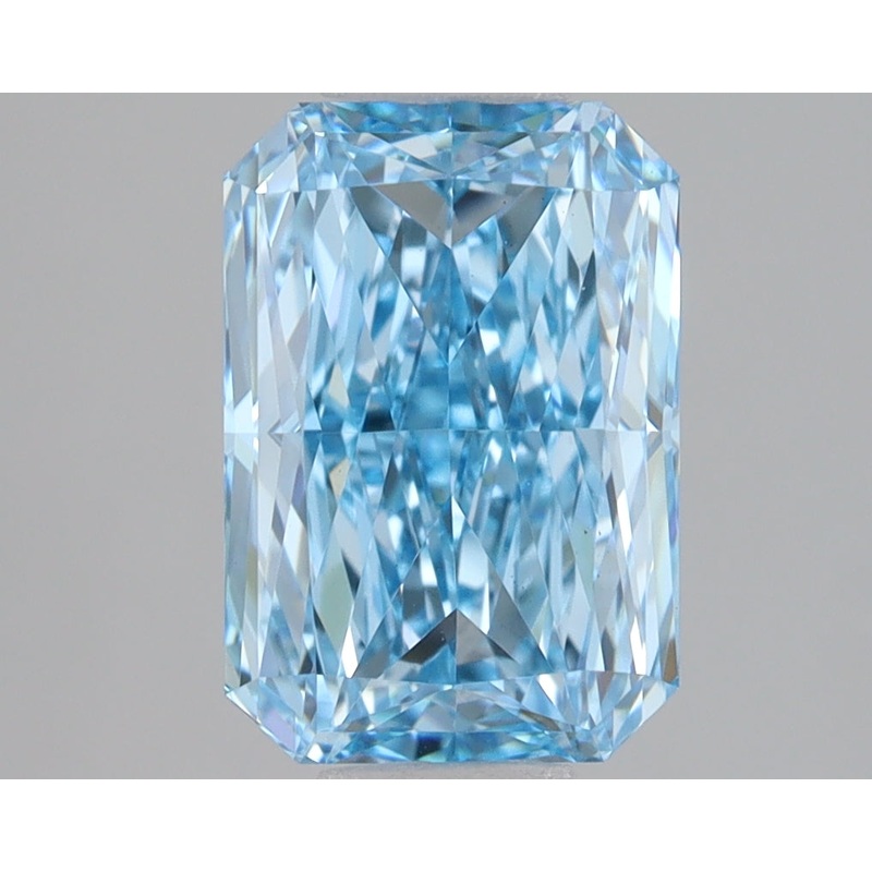 2.12 Ct Radiant Lab Diamond  Fancy Vivid Blue  VS1   IGI