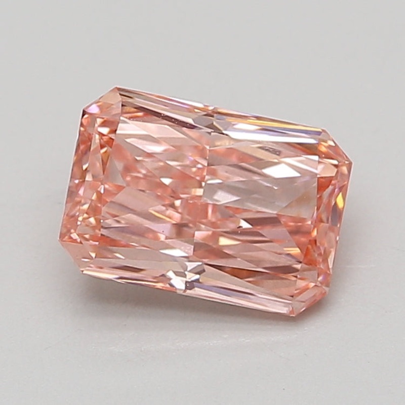 2.33 Ct Radiant Lab Diamond  Fancy Vivid Pink  SI1   IGI