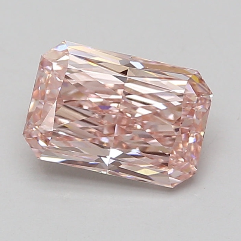 2.38 Ct Radiant Lab Diamond  Fancy Intense Pink  VS1   IGI