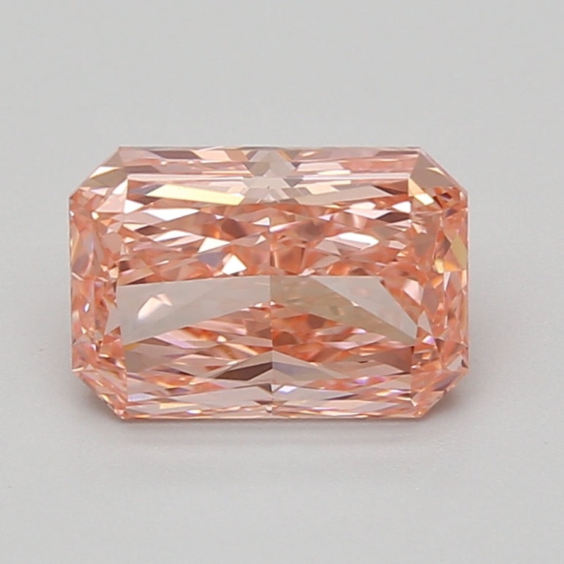 2.55 Ct Radiant Lab Diamond  Fancy Vivid Pink  VVS2   IGI