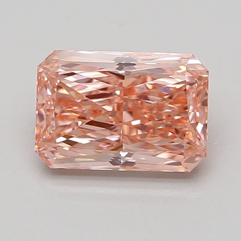 2.76 Ct Radiant Lab Diamond  Fancy Vivid Pink  VS1   IGI