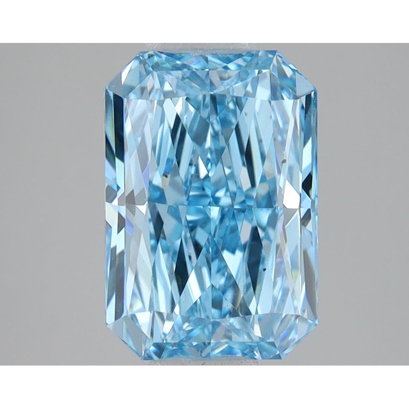 3.01 Ct Radiant Lab Diamond  Fancy Vivid Blue  VS2   IGI