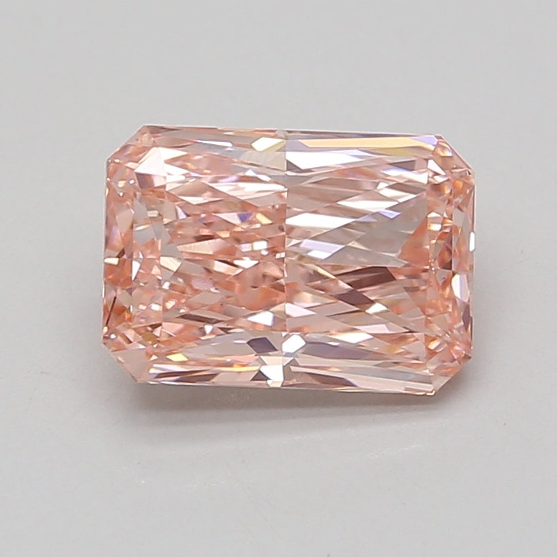 3.01 Ct Radiant Lab Diamond  Fancy Vivid Pink  VS2   IGI