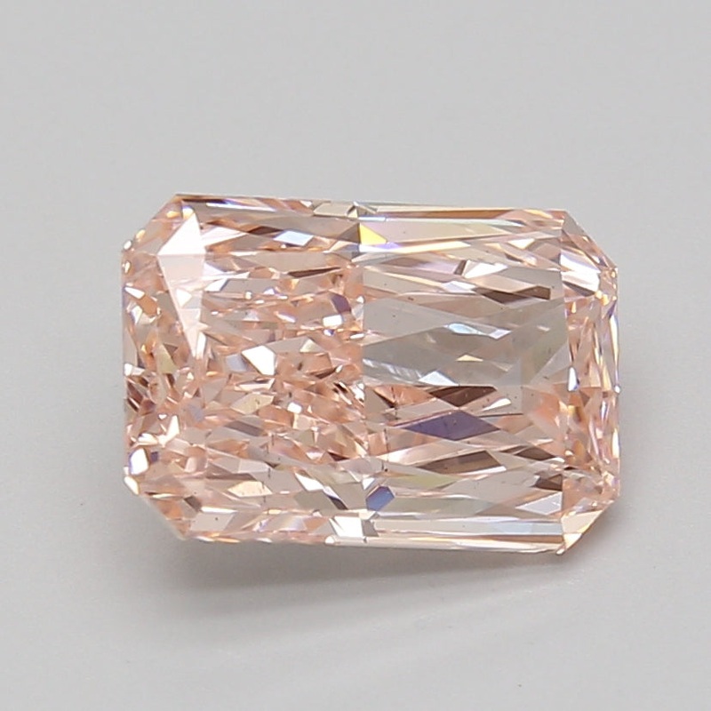 3.02 Ct Radiant Lab Diamond  Fancy Intense Pink  SI1   IGI