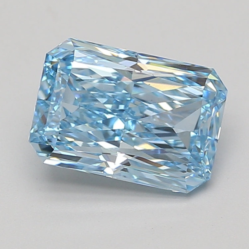 3.05 Ct Radiant Lab Diamond  Fancy Vivid Blue  VS2   IGI