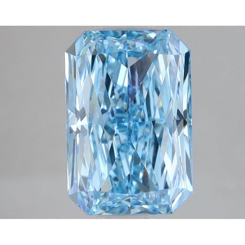 3.06 Ct Radiant Lab Diamond  Fancy Vivid Blue  VVS2   IGI