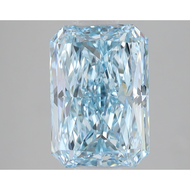 3.07 Ct Radiant Lab Diamond  Fancy Intense Blue  VS1   IGI