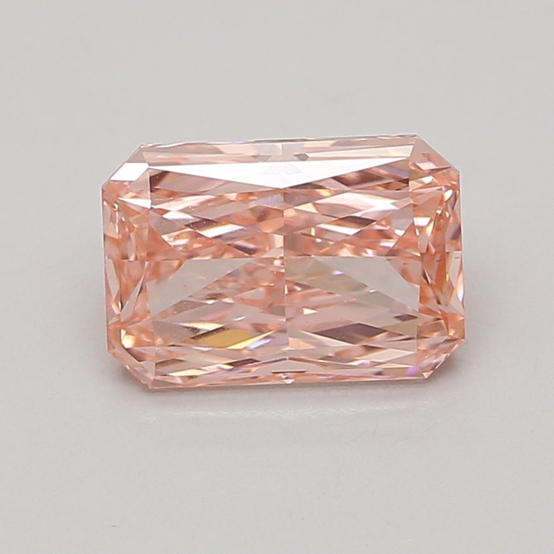 3.07 Ct Radiant Lab Diamond  Fancy Vivid Pink  VS1   IGI