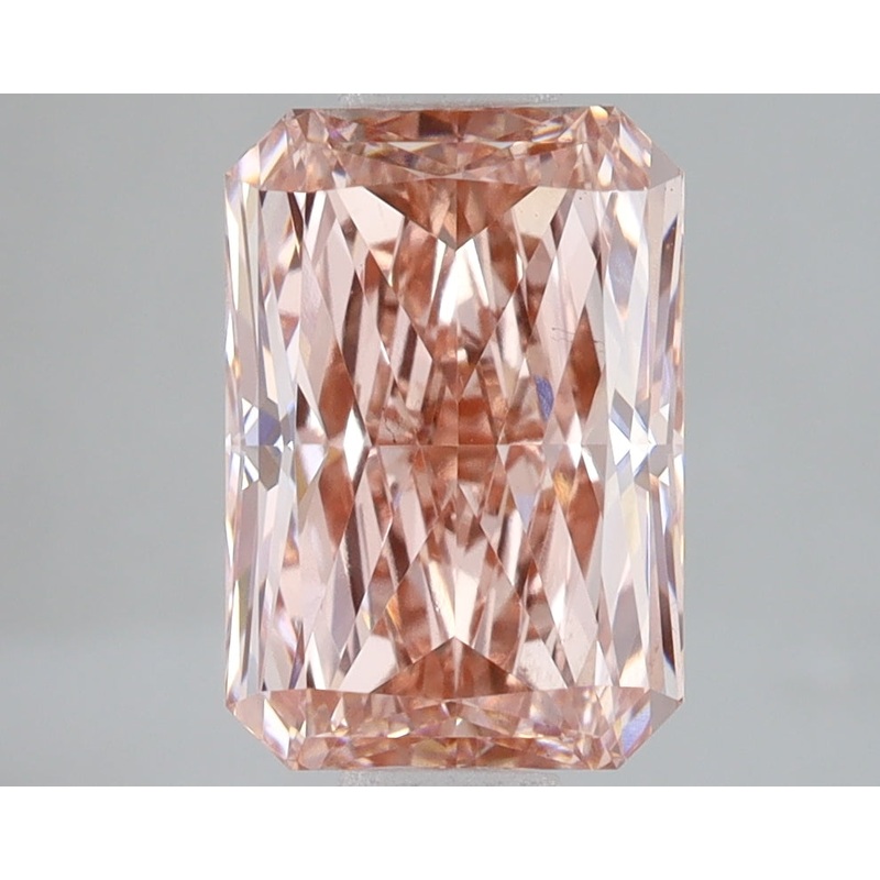 3.07 Ct Radiant Lab Diamond  Fancy Vivid Pink  VS2   IGI