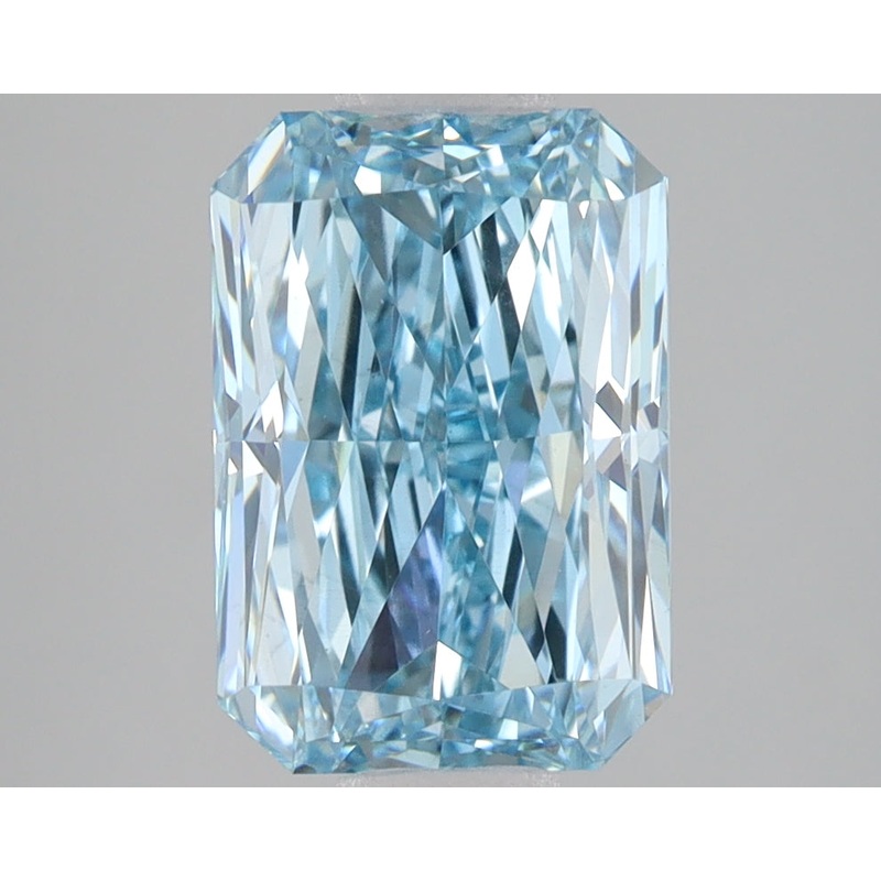 3.08 Ct Radiant Lab Diamond  Fancy Intense Blue  VS1   IGI