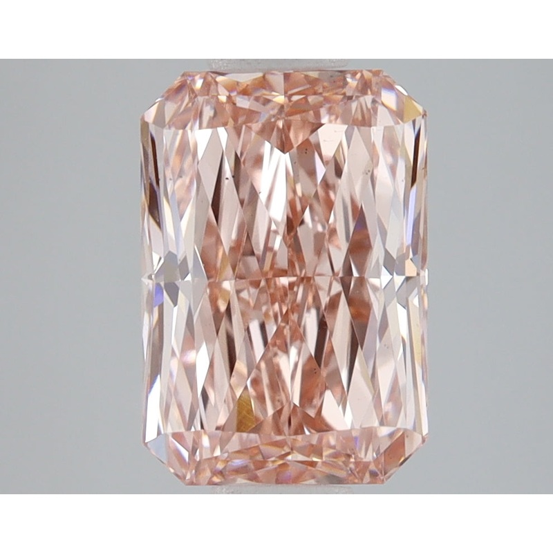 3.08 Ct Radiant Lab Diamond  Fancy Intense Pink  VS2   IGI