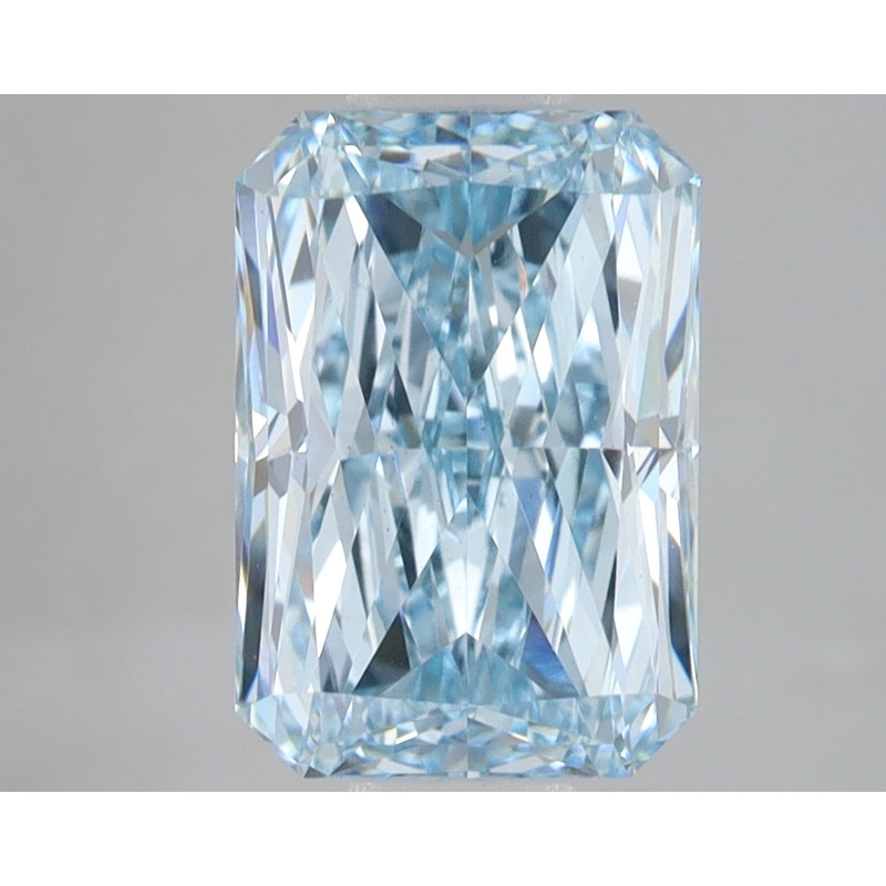 3.09 Ct Radiant Lab Diamond  Fancy Intense Blue  VS2   IGI