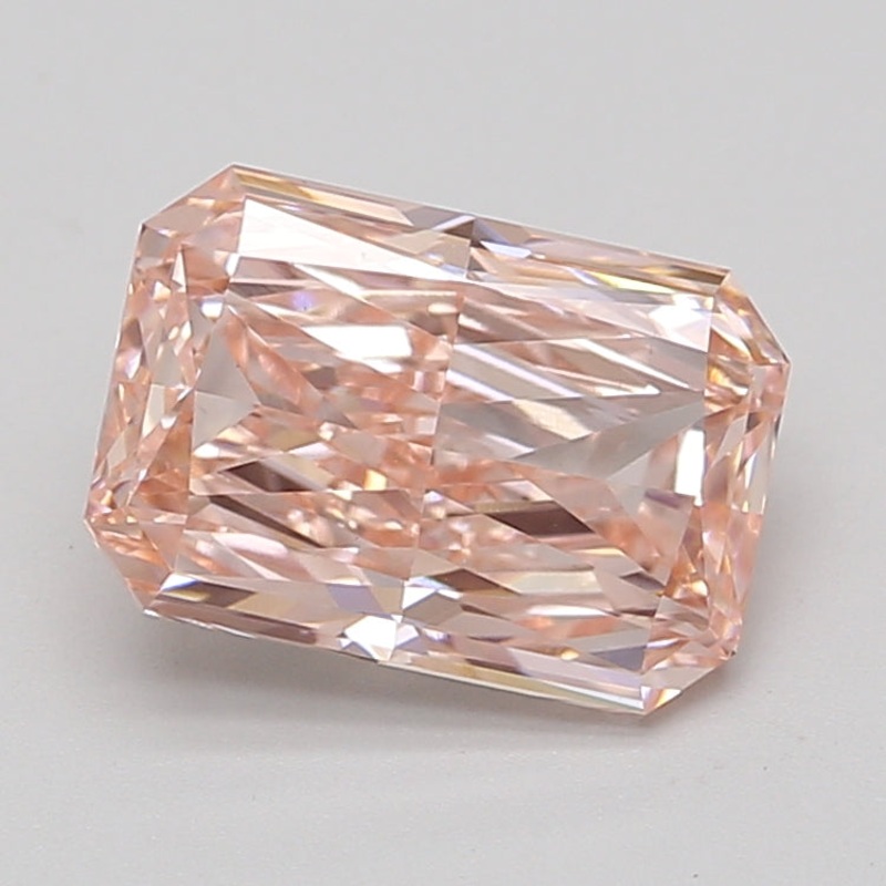 3.09 Ct Radiant Lab Diamond  Fancy Vivid Pink  VS1   IGI