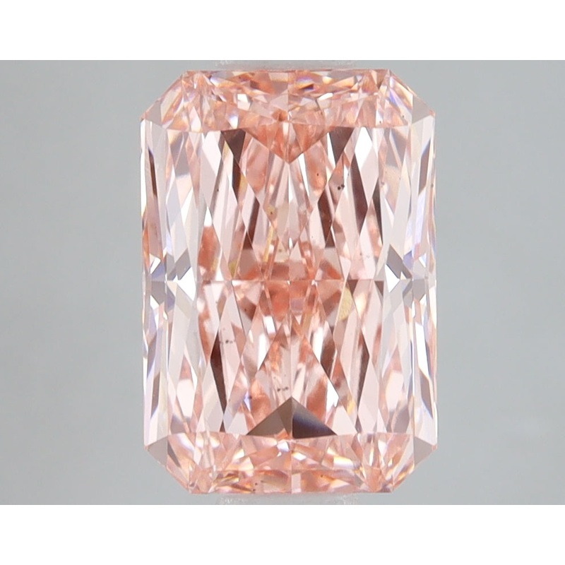 3.09 Ct Radiant Lab Diamond  Fancy Vivid Pink  VS2   IGI
