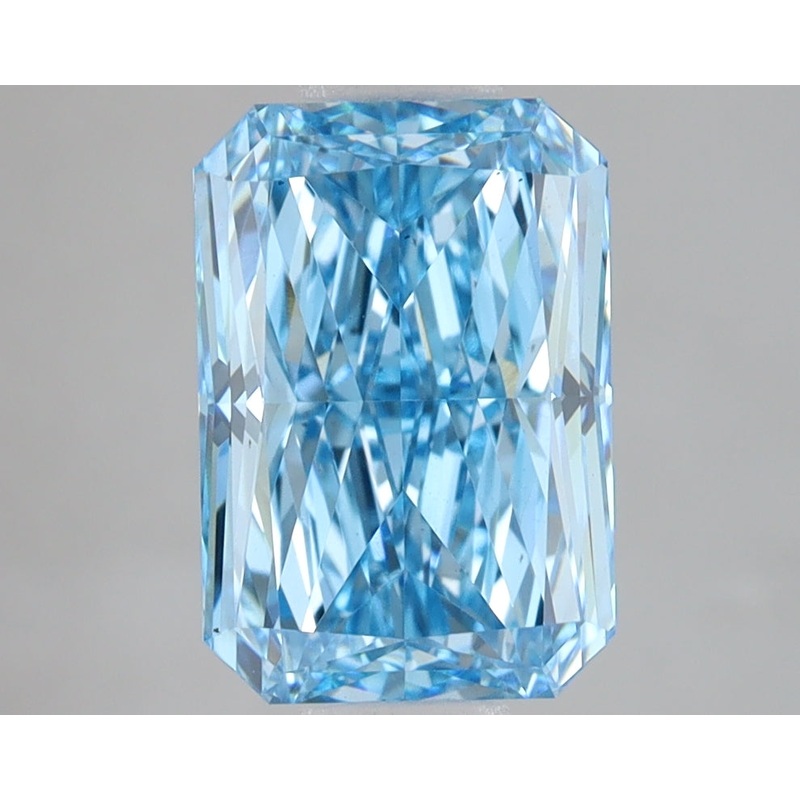 3.1 Ct Radiant Lab Diamond  Fancy Vivid Blue  VS1   IGI