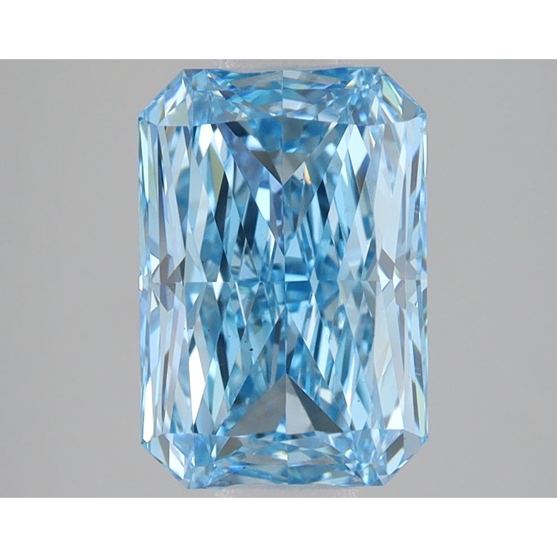 3.1 Ct Radiant Lab Diamond  Fancy Vivid Blue  VS2   IGI