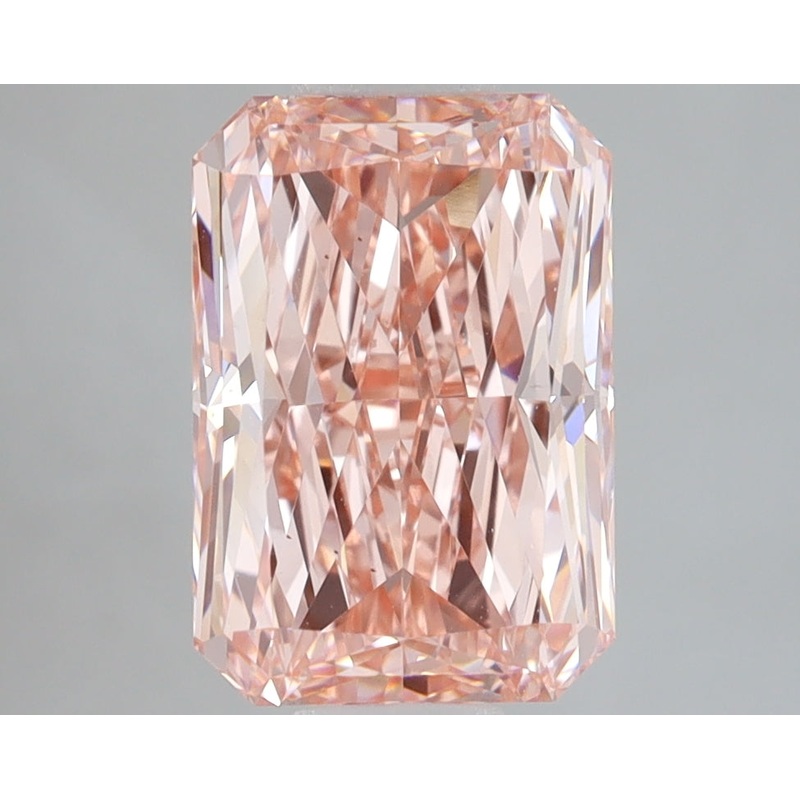 3.1 Ct Radiant Lab Diamond  Fancy Vivid Pink  VS2   IGI