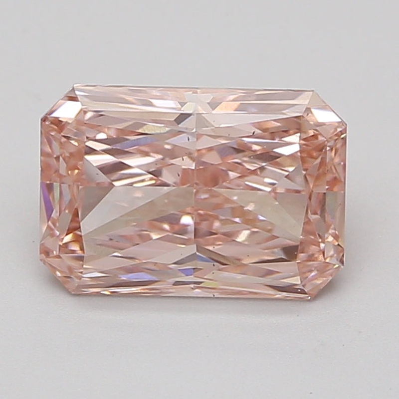 3.25 Ct Radiant Lab Diamond  Fancy Vivid Pink  VS2   IGI