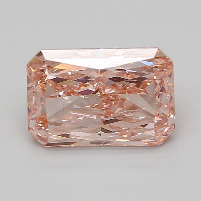 3.58 Ct Radiant Lab Diamond  Fancy Vivid Pink  VS1   IGI