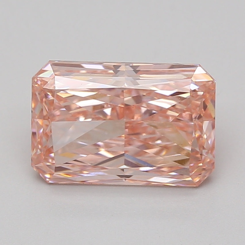3.83 Ct Radiant Lab Diamond  Fancy Vivid Pink  VS1   IGI