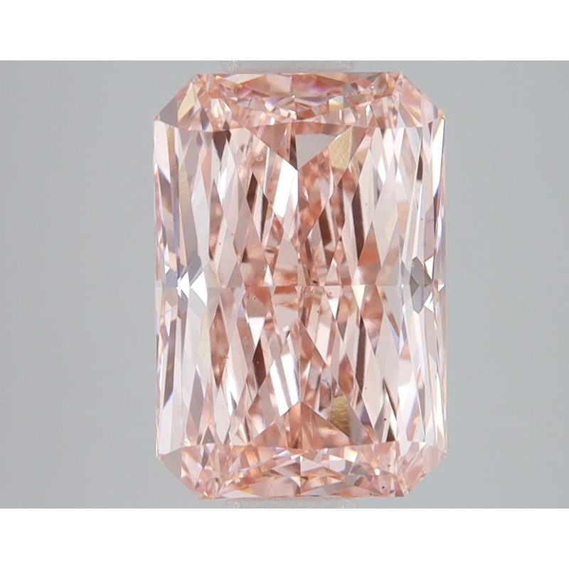 4.05 Ct Radiant Lab Diamond  Fancy Vivid Pink  VS2   IGI