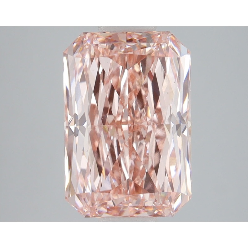 4.07 Ct Radiant Lab Diamond  Fancy Vivid Pink  VS2   IGI