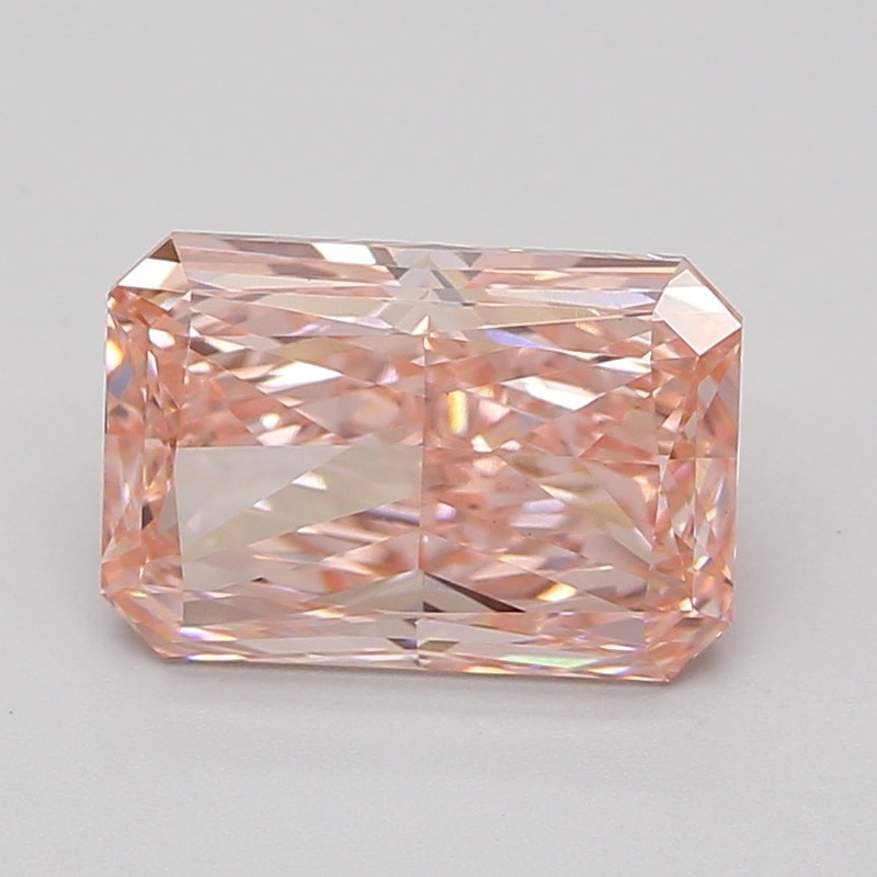 4.2 Ct Radiant Lab Diamond  Fancy Vivid Pink  VS1   IGI