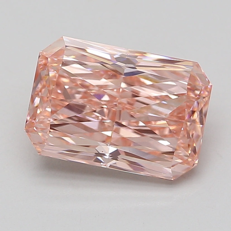 4.37 Ct Radiant Lab Diamond  Fancy Vivid Pink  VS1   IGI