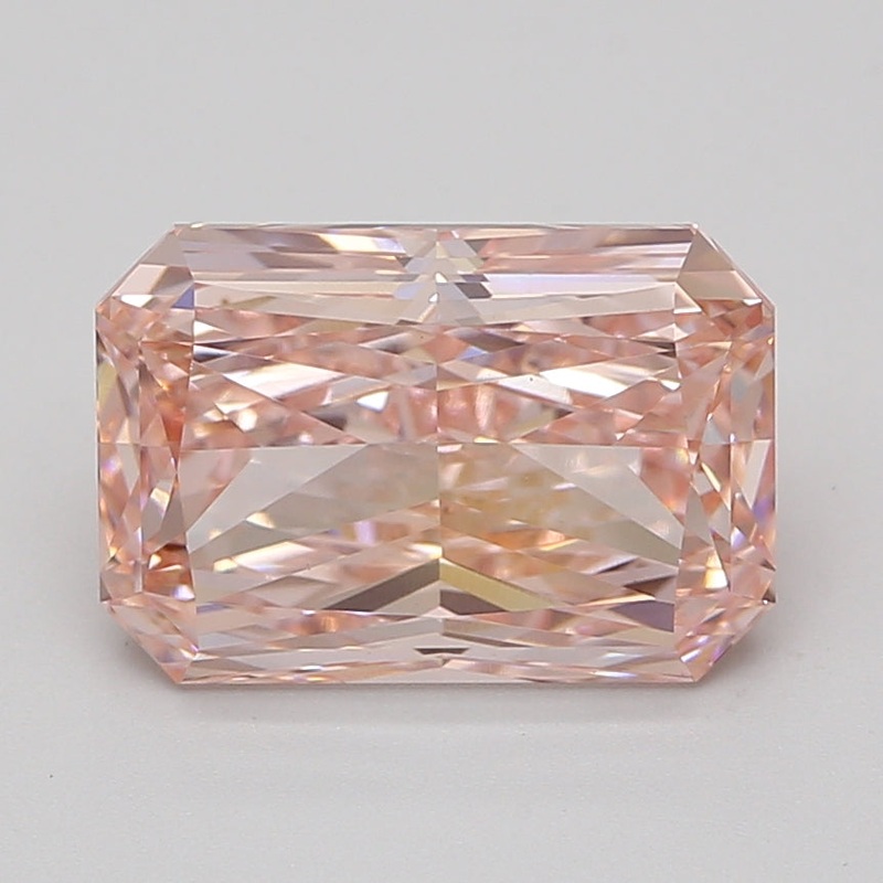 5.02 Ct Radiant Lab Diamond  Fancy Vivid Pink  VS1   IGI