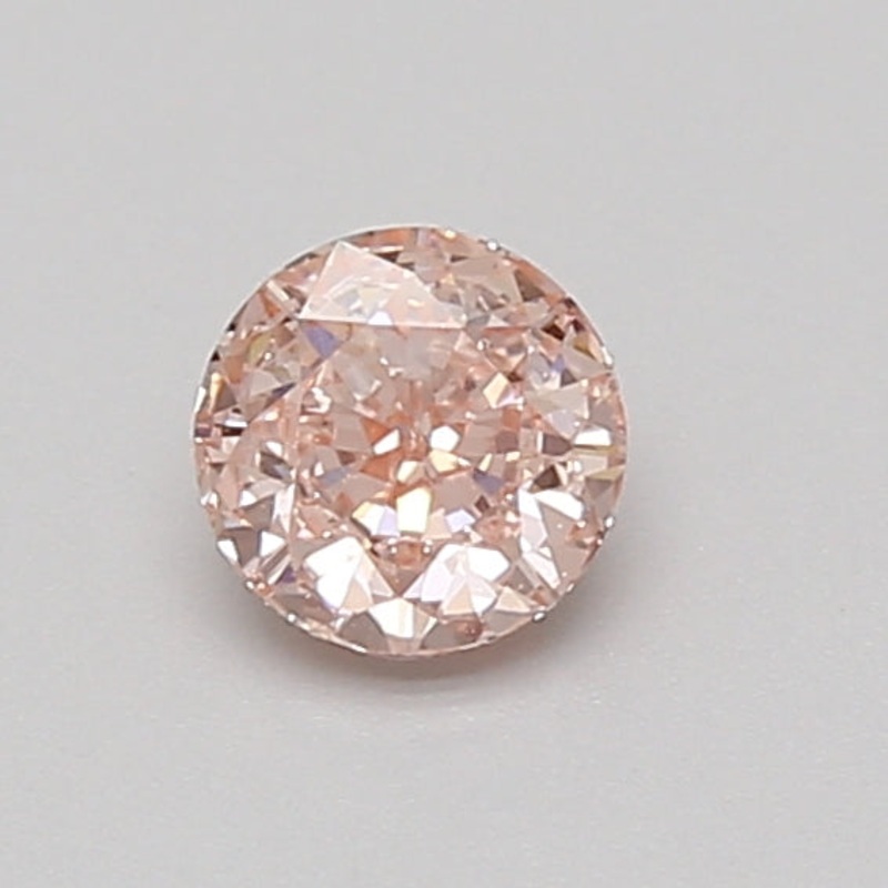 0.5 Ct Round Lab Diamond  Fancy Intense Pink  VS1   IGI