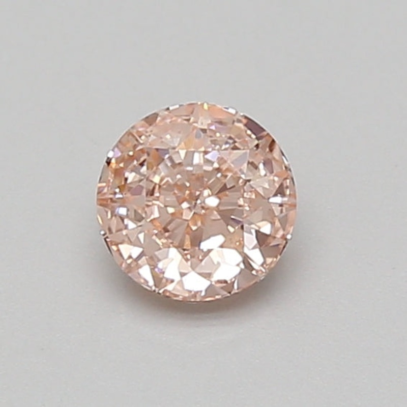 0.53 Ct Round Lab Diamond  Fancy Intense Pink  VS1   IGI