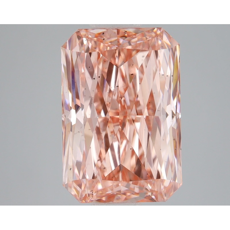 5.07 Ct Radiant Lab Diamond  Fancy Vivid Pink  SI1   IGI