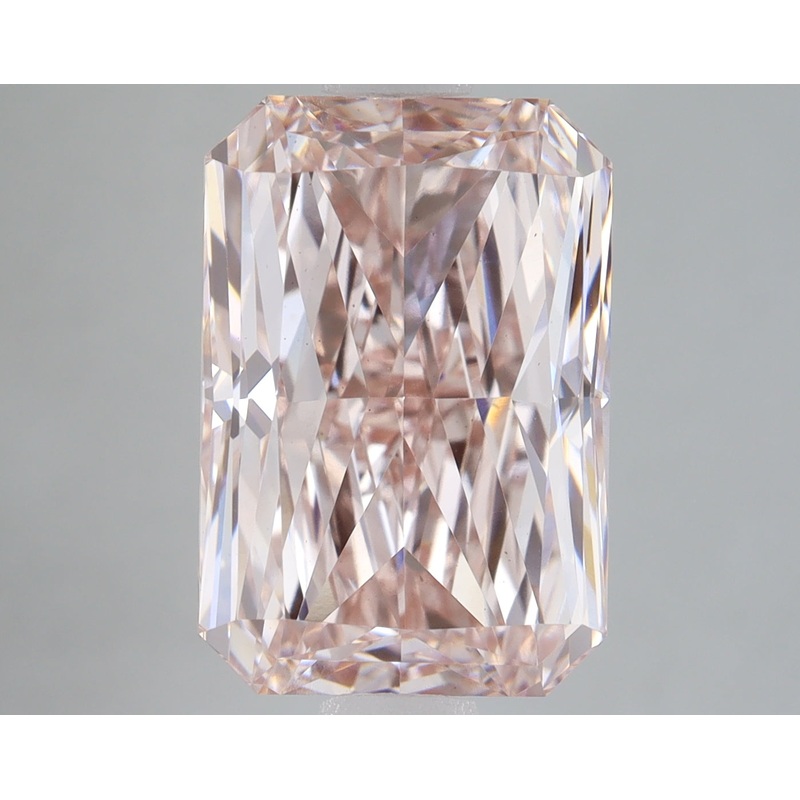 5.09 Ct Radiant Lab Diamond  Fancy Intense Pink  VS1   IGI