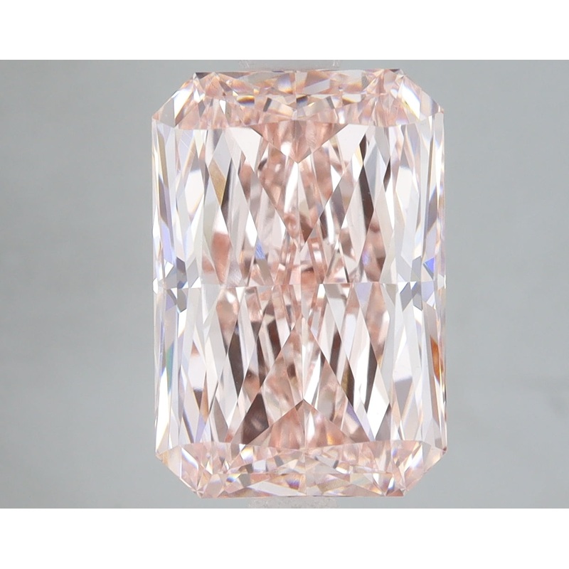 6.05 Ct Radiant Lab Diamond  Fancy Intense Pink  VVS2   IGI