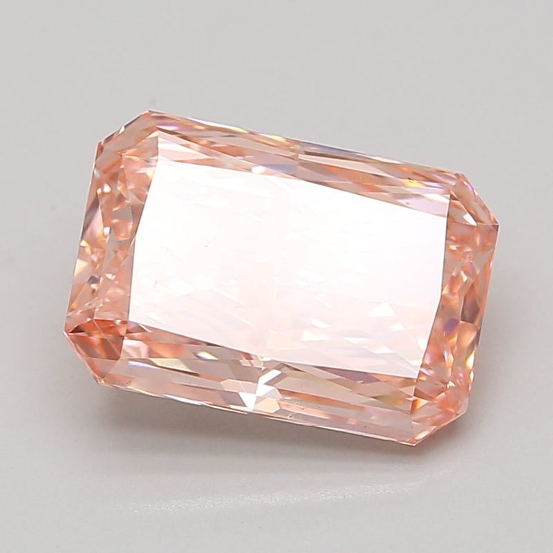 6.06 Ct Radiant Lab Diamond  Fancy Vivid Pink  VS1   IGI