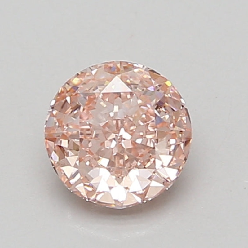 1.02 Ct Round Lab Diamond  Fancy Intense Pink  VS1   IGI
