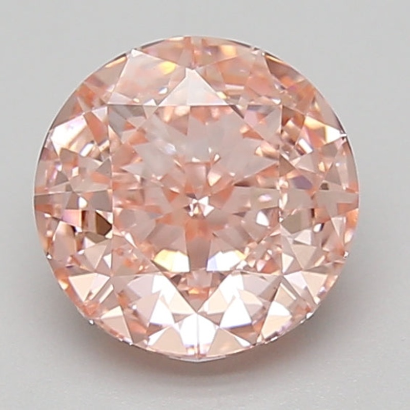 2.09 Ct Round Lab Diamond  Fancy Vivid Pink  VS1   IGI