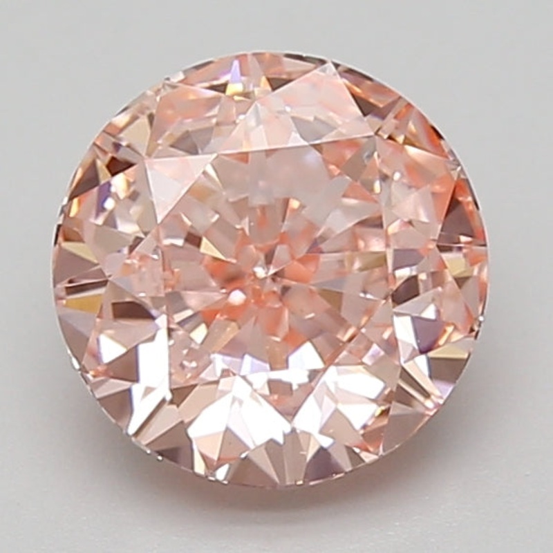 2.1 Ct Round Lab Diamond  Fancy Vivid Pink  VS1   IGI