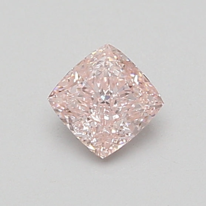 0.55 Ct Cushion Lab Diamond  Fancy Intense Pink  VS2   IGI