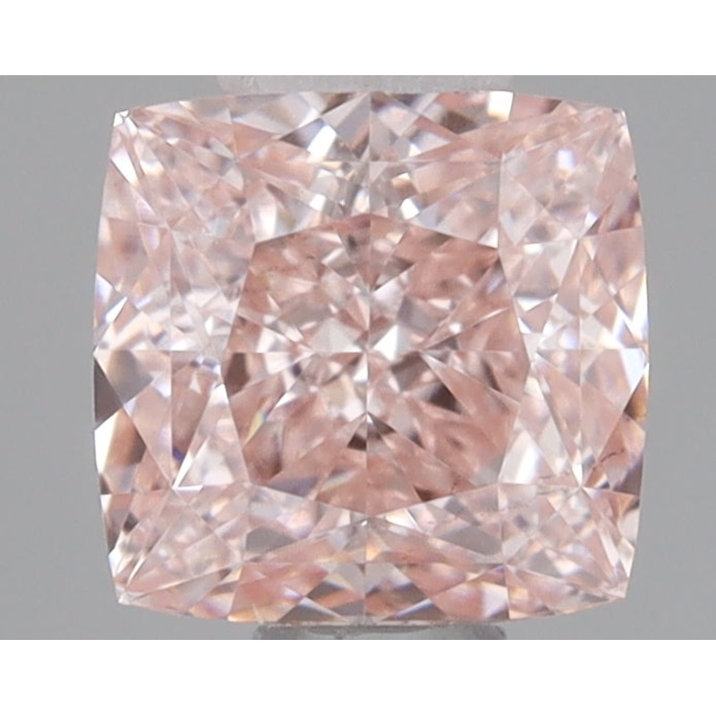 0.6 Ct Cushion Lab Diamond  Fancy Pink  VS2   IGI