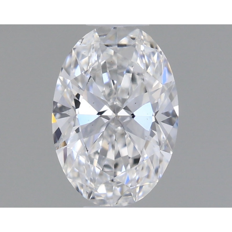 0.54 Ct Oval Lab Diamond  D  VS2   IGI