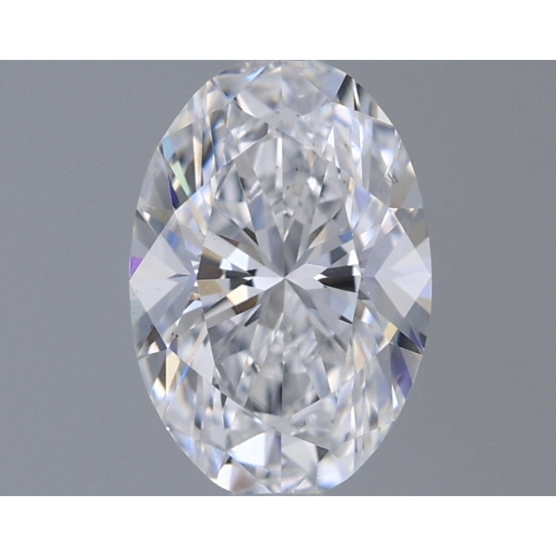 0.56 Ct Oval Lab Diamond  D  VS2   IGI
