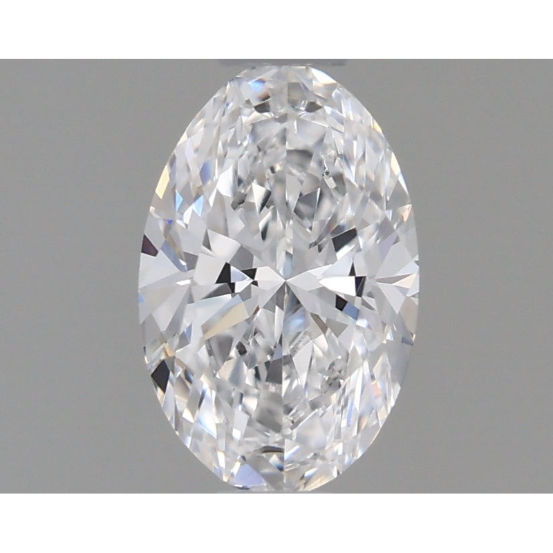 0.56 Ct Oval Lab Diamond  D  VVS2   IGI