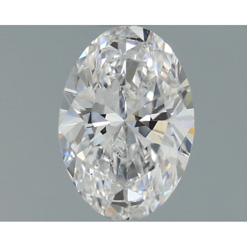0.57 Ct Oval Lab Diamond  D  VS2   IGI