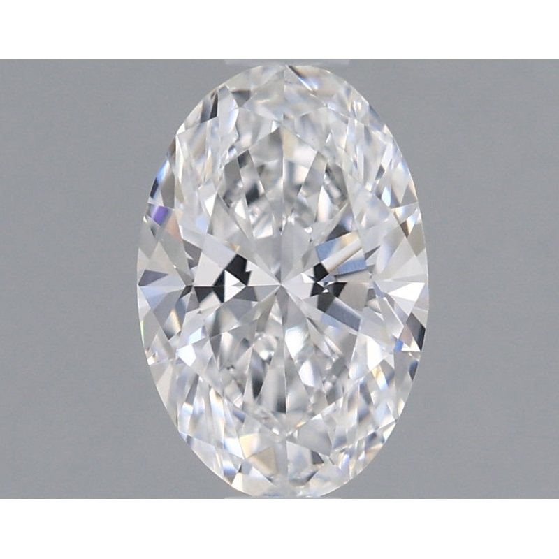 0.57 Ct Oval Lab Diamond  D  VVS2   IGI