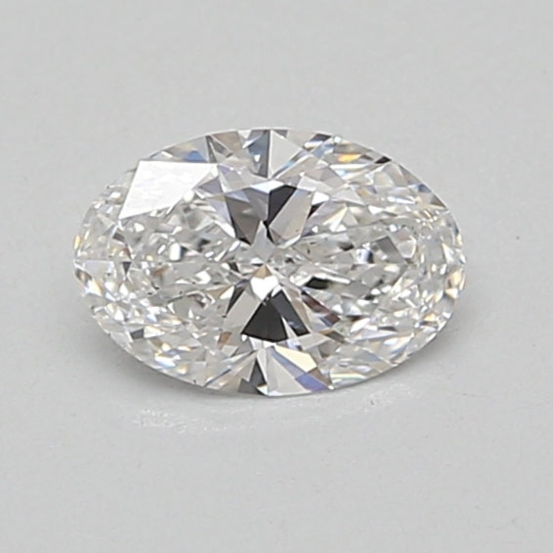 0.65 Ct Oval Lab Diamond  D  VS2   IGI