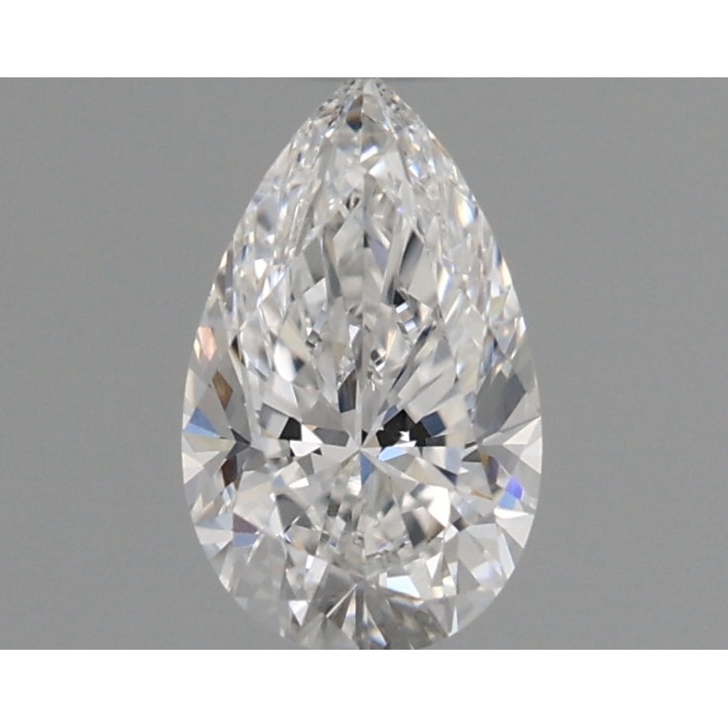 0.57 Ct Pear Lab Diamond  D  VVS2   IGI