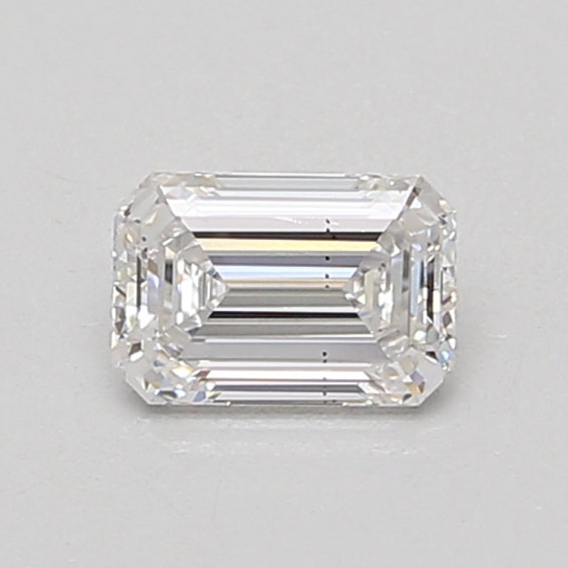 0.72 Ct Emerald Lab Diamond  E  VS2   IGI